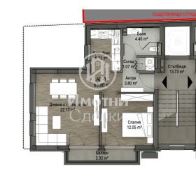 Продава 2-стаен град София Орландовци - [1] 