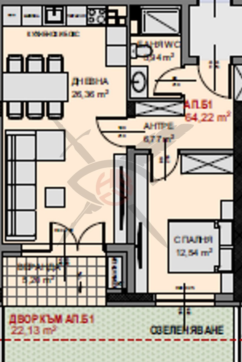 Продава 2-СТАЕН, гр. София, Горна баня, снимка 1 - Aпартаменти - 47601919