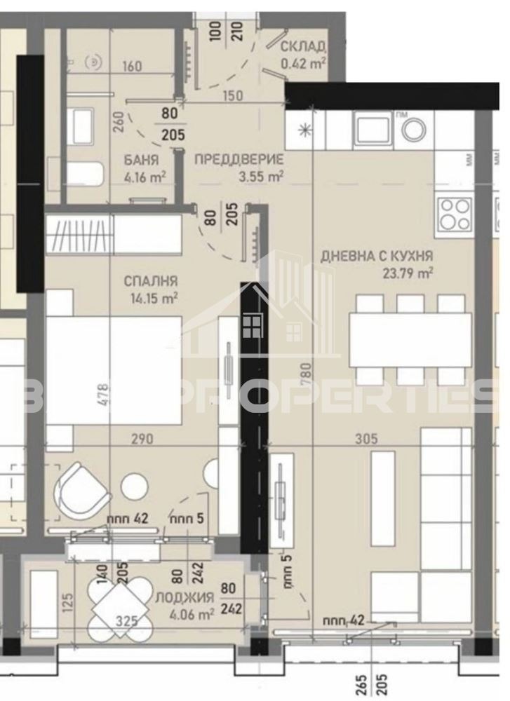 En venta  1 dormitorio Sofia , Banishora , 72 metros cuadrados | 99825252 - imagen [2]