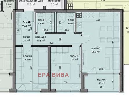 Продава 3-СТАЕН, гр. Варна, Левски 2, снимка 3 - Апартаменти - 54617355