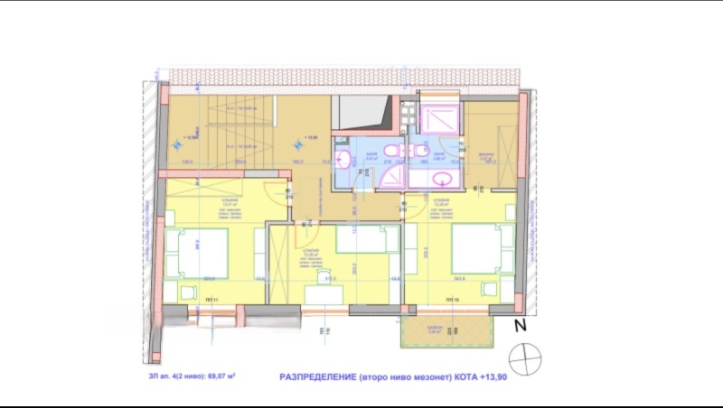 Продава МЕЗОНЕТ, гр. София, Триъгълника, снимка 7 - Aпартаменти - 46900919