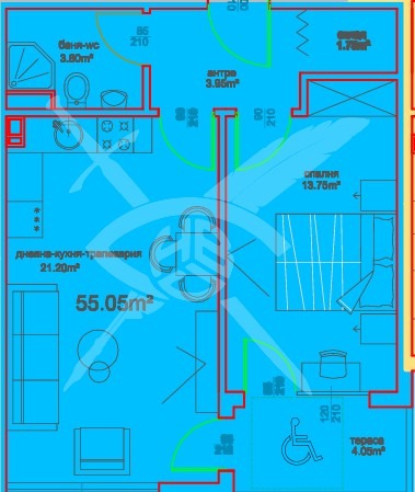 Продава 2-СТАЕН, гр. Бургас, област Бургас