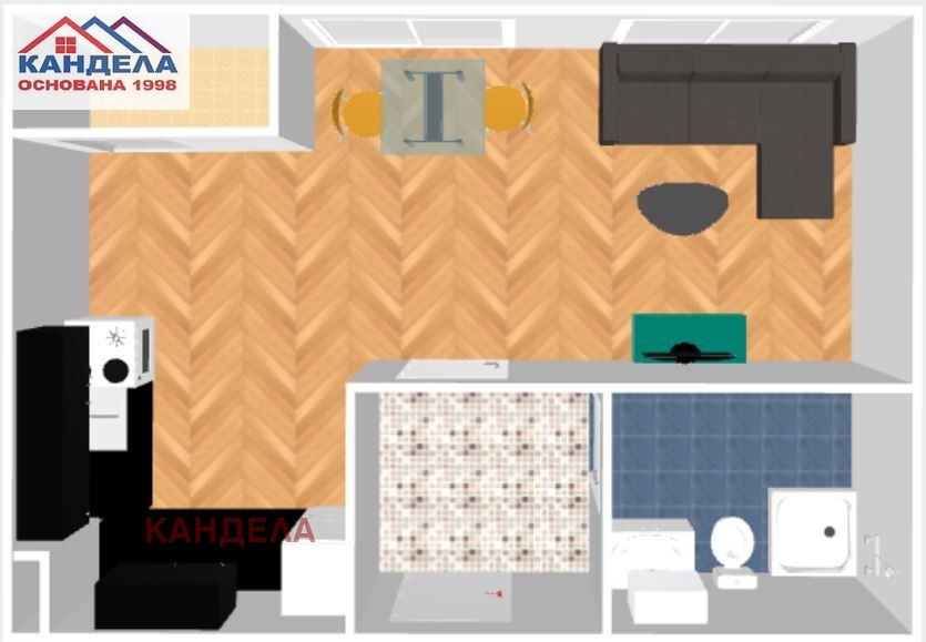Продава 1-СТАЕН, гр. Пловдив, Въстанически, снимка 3 - Апартаменти - 54625229