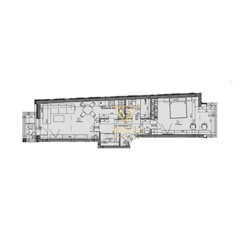 Продава 2-СТАЕН, гр. София, Бъкстон, снимка 1 - Aпартаменти - 48110101