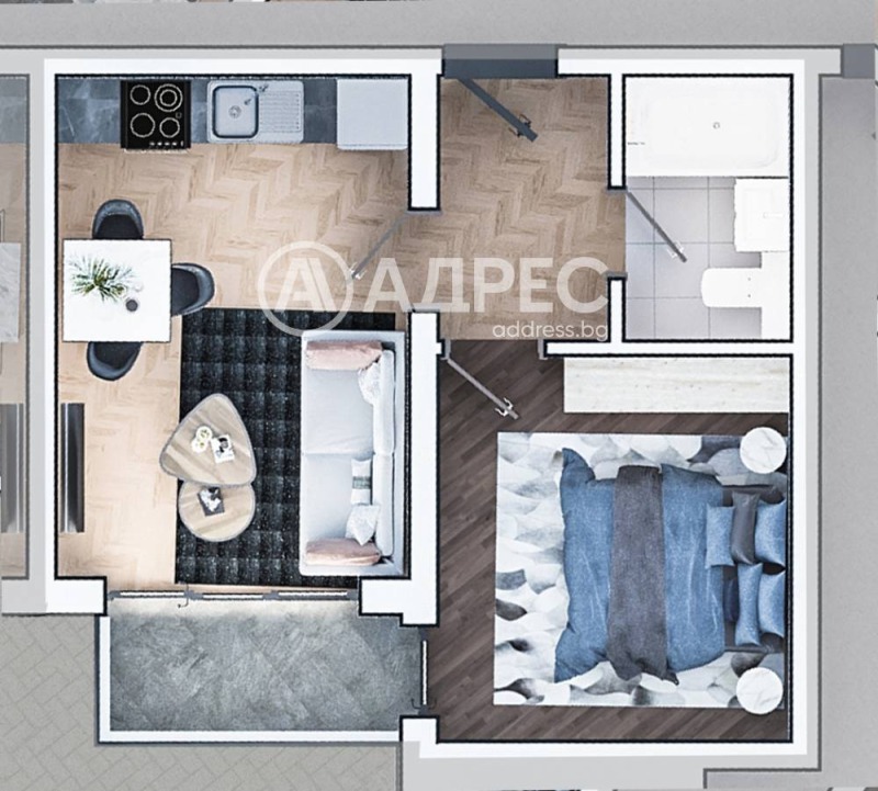 Продава 2-СТАЕН, гр. София, Зона Б-19