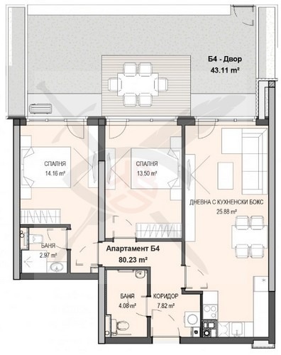 Продаја  2 спаваће собе Софија , Крастова вада , 136 м2 | 88147387