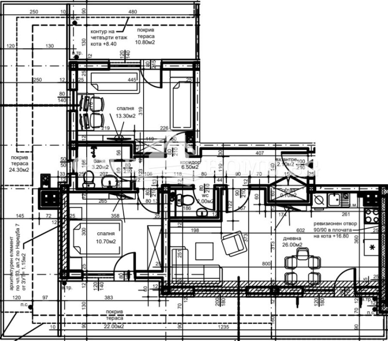 Myytävänä  2 makuuhuonetta Plovdiv , Hristo Smirnenski , 73 neliömetriä | 32631637 - kuva [8]