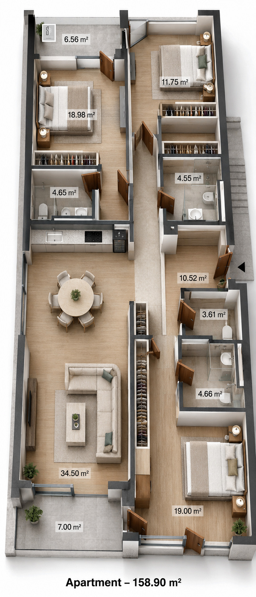 Продава МНОГОСТАЕН, гр. София, Младост 2, снимка 12 - Апартаменти - 56272514