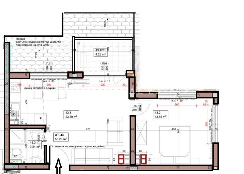 Eladó  1 hálószoba Sofia , Zona B-5 , 68 négyzetméter | 73480026 - kép [2]