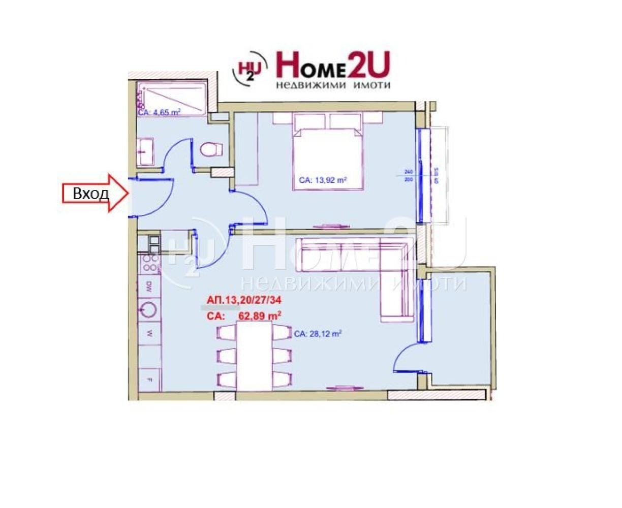 Продава  2-стаен град Бургас , Меден рудник - зона Д , 73 кв.м | 46429933