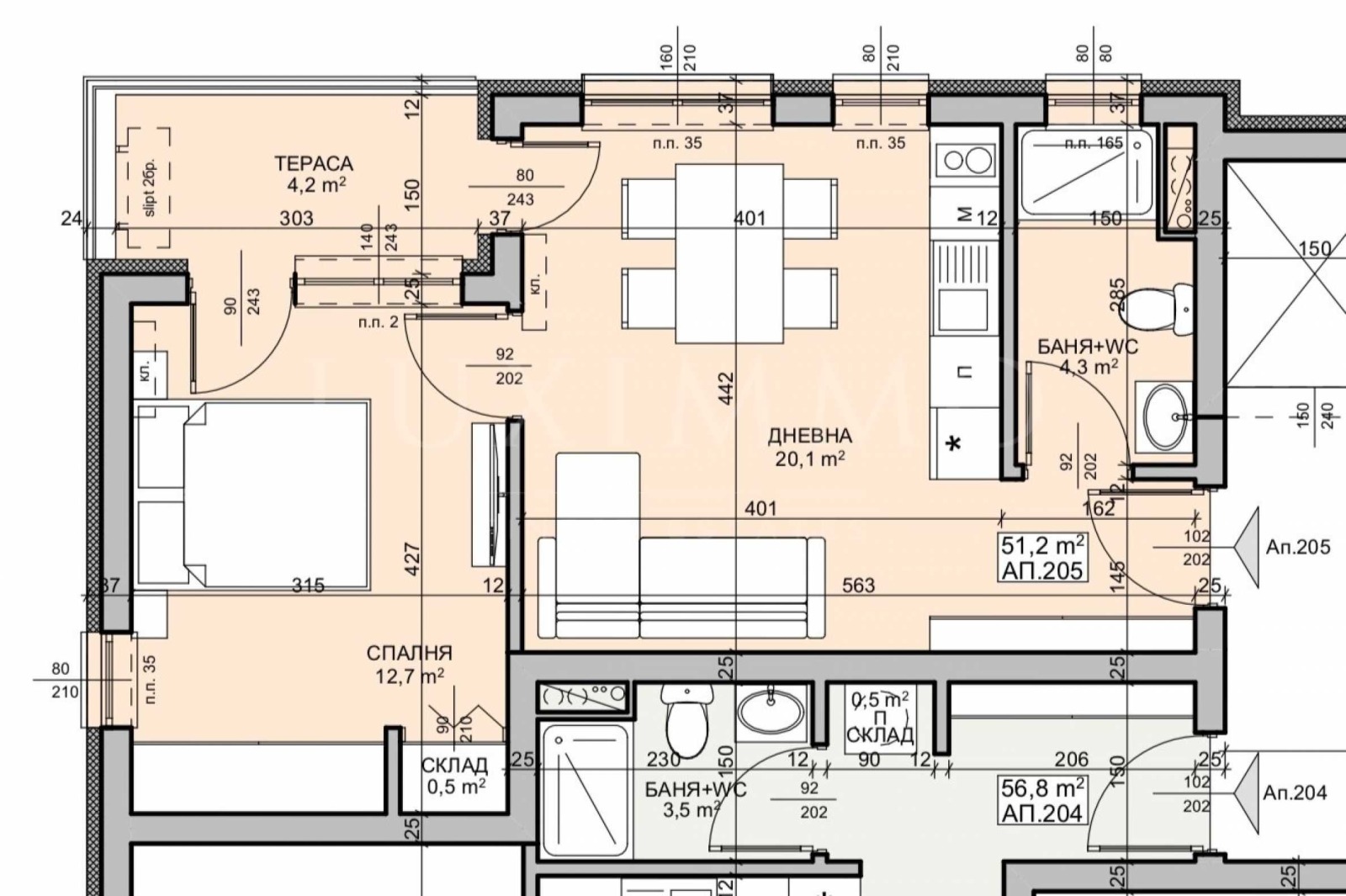 Продава 2-СТАЕН, с. Синеморец, област Бургас, снимка 2 - Апартаменти - 55062532