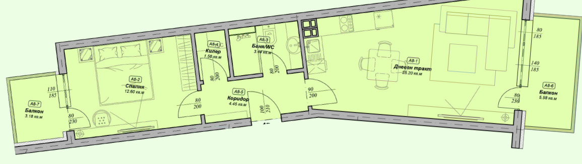 Продава 2-СТАЕН, гр. Варна, Галата, снимка 2 - Апартаменти - 56213507