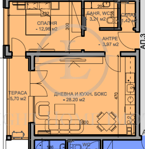 À vendre  1 chambre Plovdiv , Yujen , 76 m² | 35877411 - image [6]