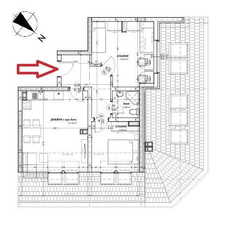 Продаја  2 спаваће собе Софија , Дружба 1 , 91 м2 | 29147766 - слика [2]