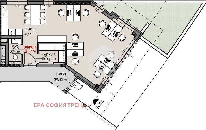 Продава ОФИС, гр. София, Градина, снимка 4 - Офиси - 53246974