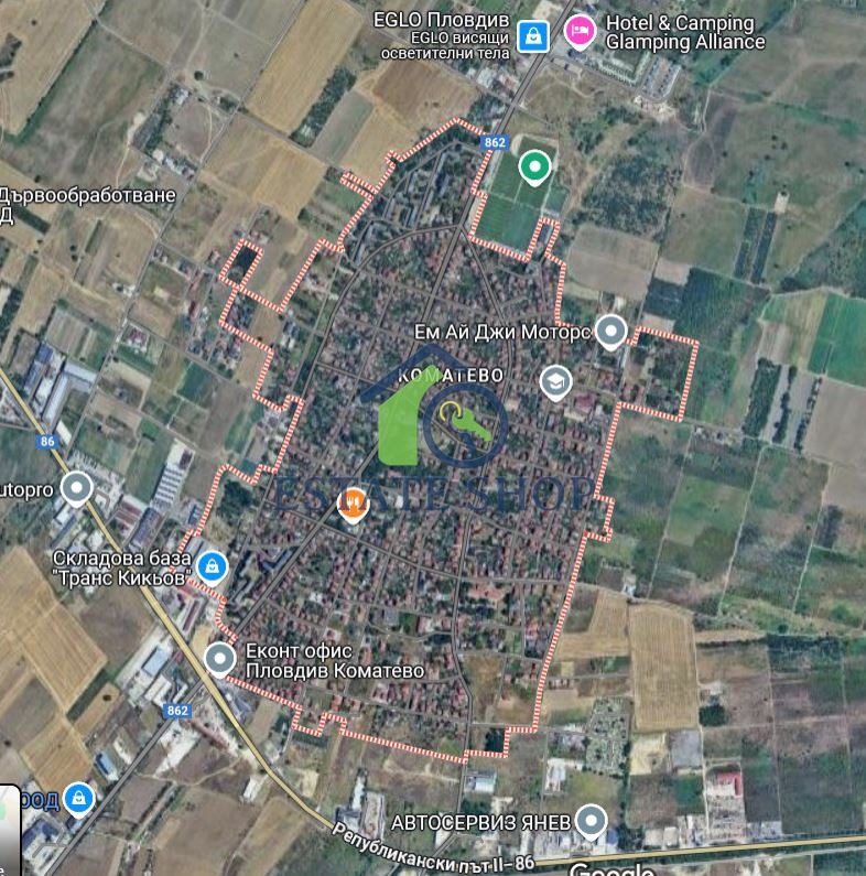 Продава ПАРЦЕЛ, гр. Пловдив, Коматево