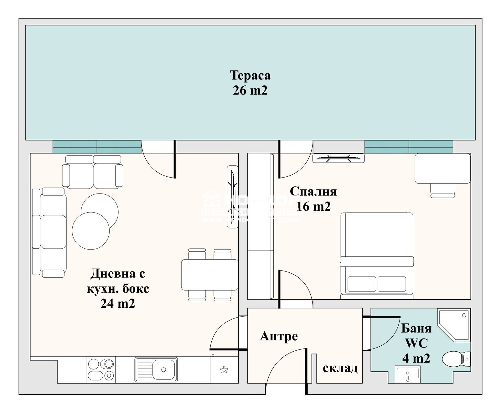 Продава 2-СТАЕН, гр. Пловдив, Кючук Париж, снимка 2 - Апартаменти - 49953991