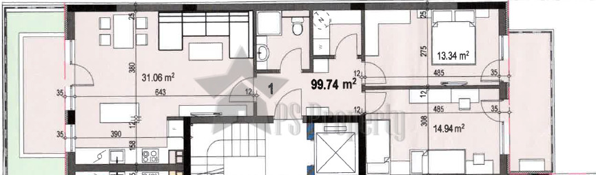 Продава 3-СТАЕН, гр. Стара Загора, Център, снимка 2 - Апартаменти - 54054226