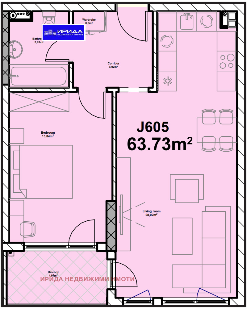 Til salg  1 soveværelse Sofia , Poligona , 76 kvm | 42915827