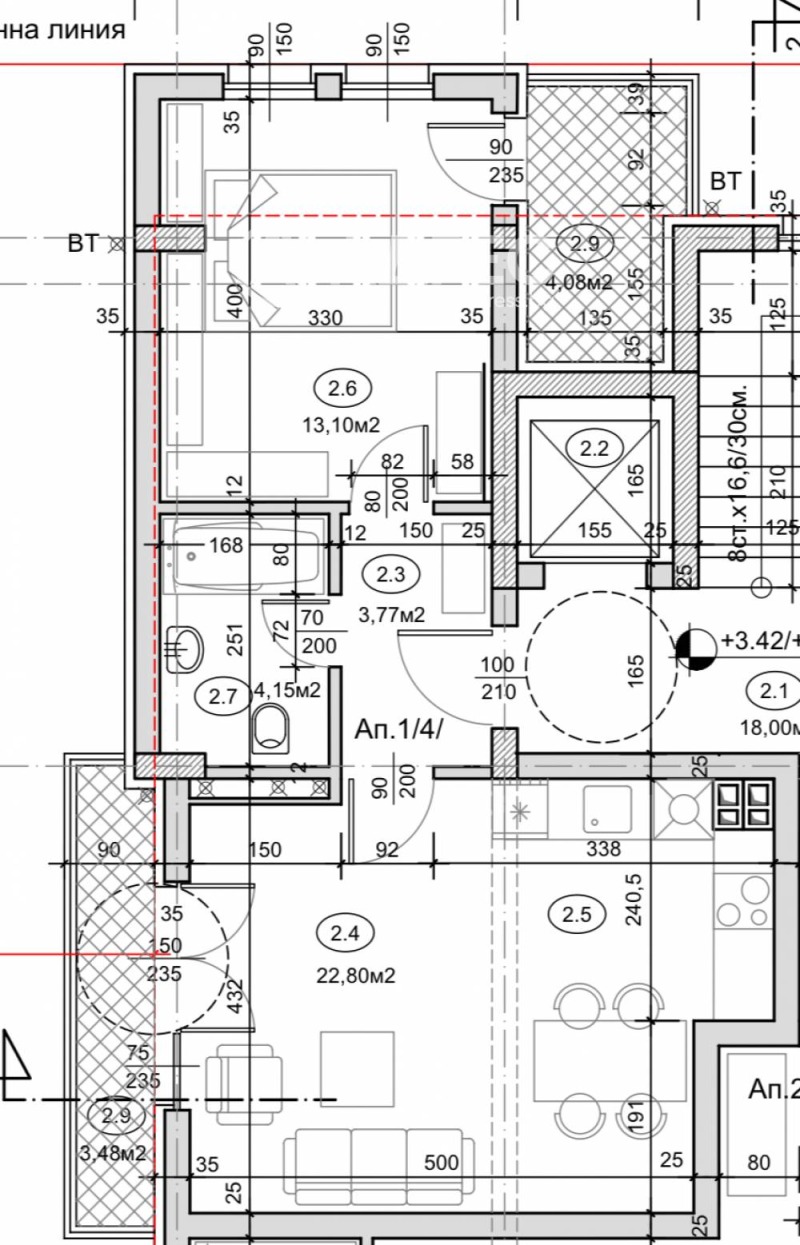 Продава 2-СТАЕН, гр. София, Малинова долина, снимка 2 - Апартаменти - 52931878