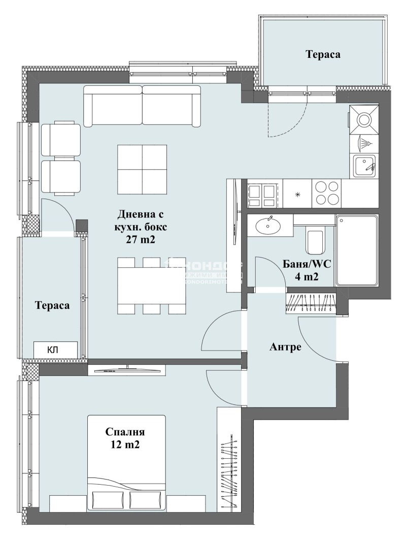 Продава  2-стаен град Пловдив , Западен , 78 кв.м | 75041931 - изображение [2]