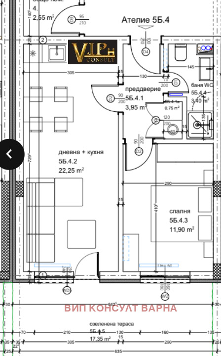 For Sale  1 bedroom Varna , Kaysieva gradina , 59 sq.m | 56591692 - image [4]
