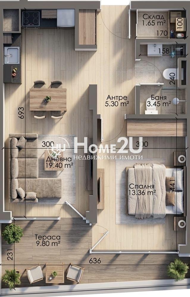 Продава 2-СТАЕН, гр. Варна, Трошево, снимка 9 - Апартаменти - 54679465