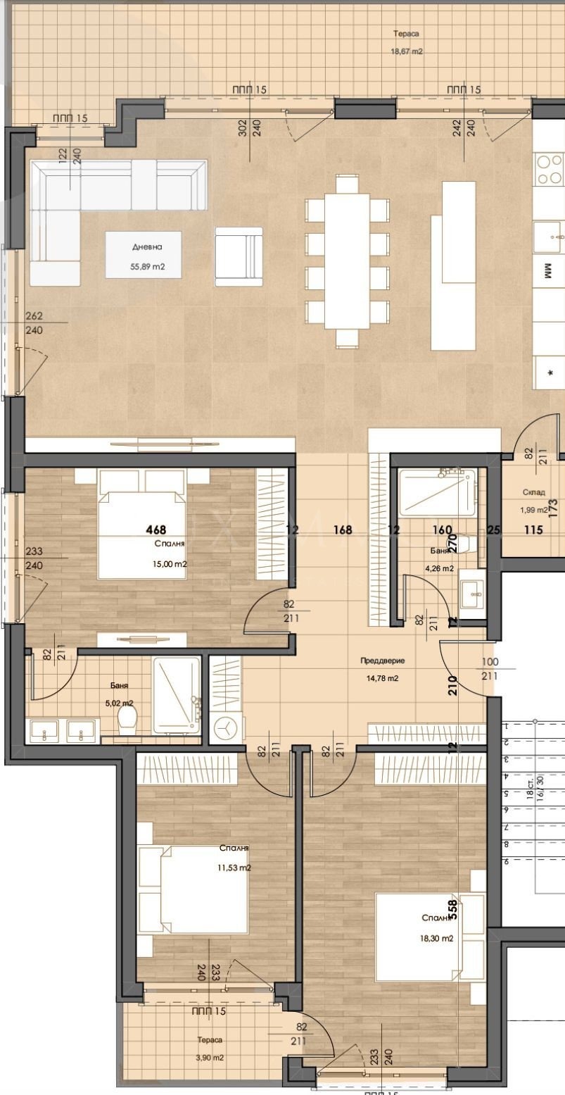 Продава 4-СТАЕН, гр. София, с. Бистрица, снимка 15 - Апартаменти - 56214782