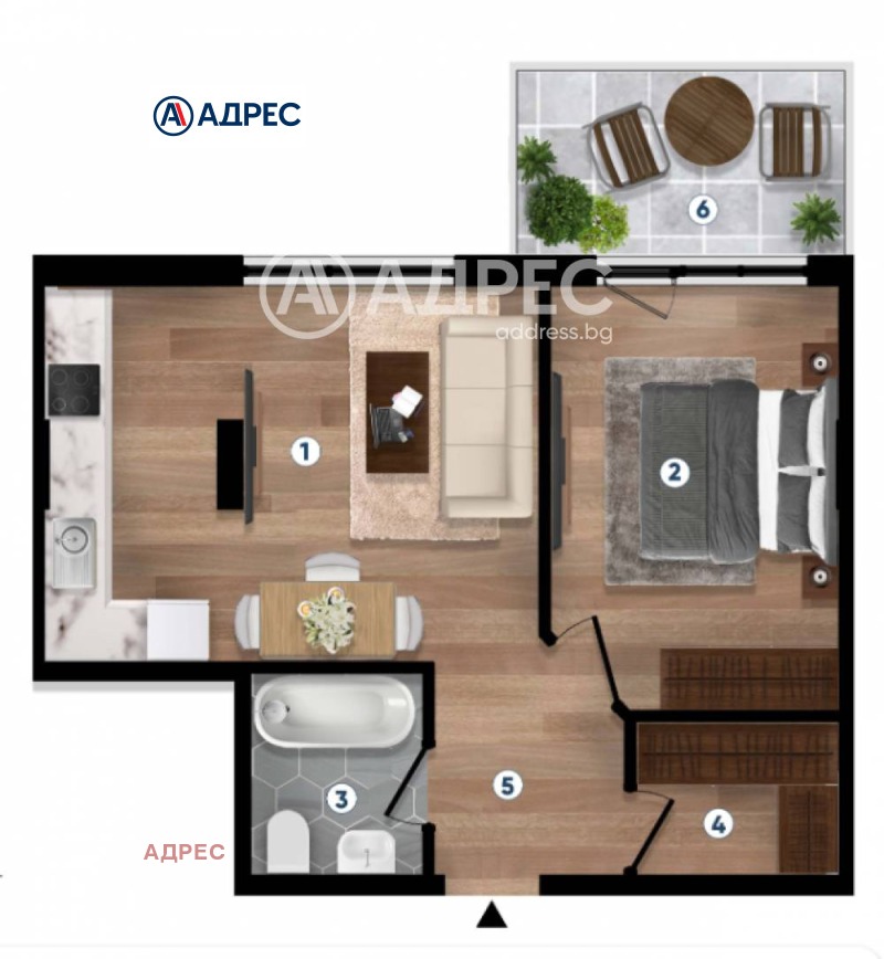 Продава 2-СТАЕН, гр. Варна, к.к. Чайка, снимка 4 - Апартаменти - 53537025