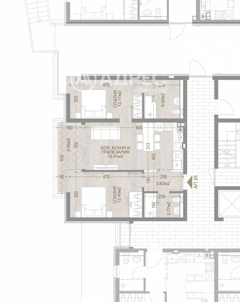 Satılık  2 yatak odası Sofia , Manastirski livadi , 92 metrekare | 46039668 - görüntü [6]
