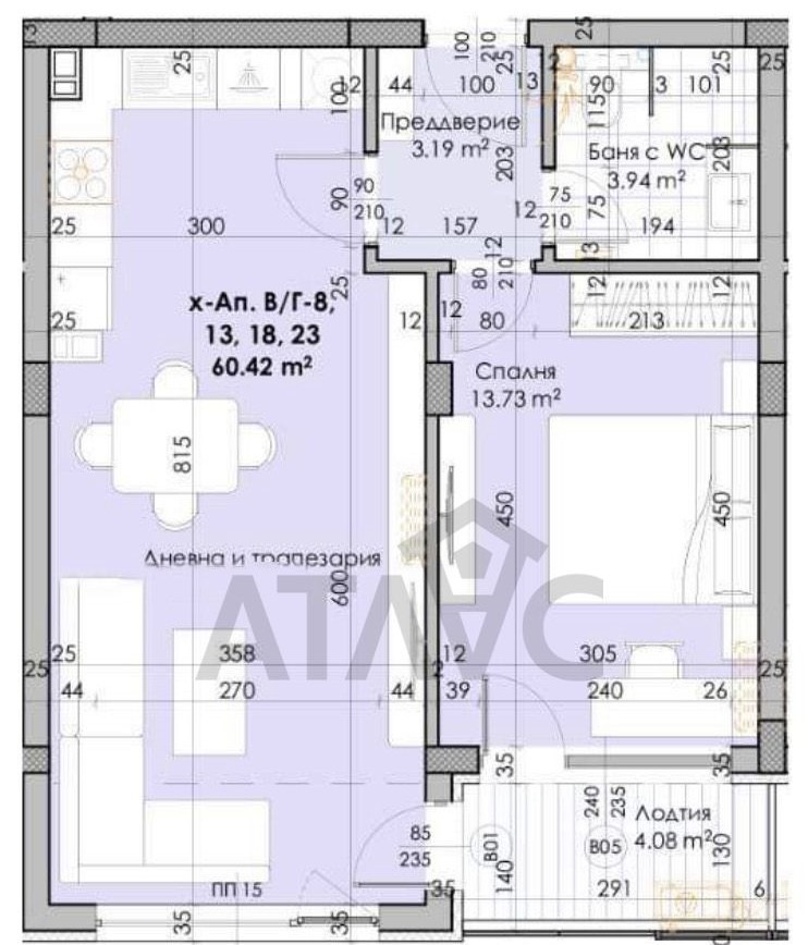 Продава 2-СТАЕН, гр. Пловдив, Южен, снимка 7 - Aпартаменти - 47457875