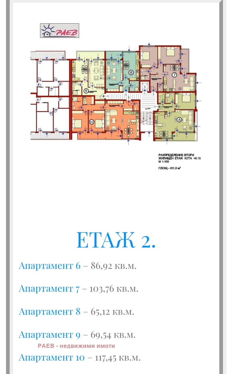 Προς πώληση  1 υπνοδωμάτιο Ρυσε , Δρυζβα 1 , 65 τ.μ | 16187543 - εικόνα [3]