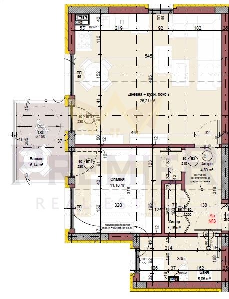 Продава 2-СТАЕН, гр. Варна, Виница, снимка 2 - Апартаменти - 53041087