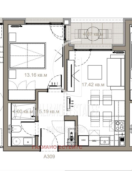 Продава 2-СТАЕН, гр. София, Горубляне, снимка 4 - Апартаменти - 53495177