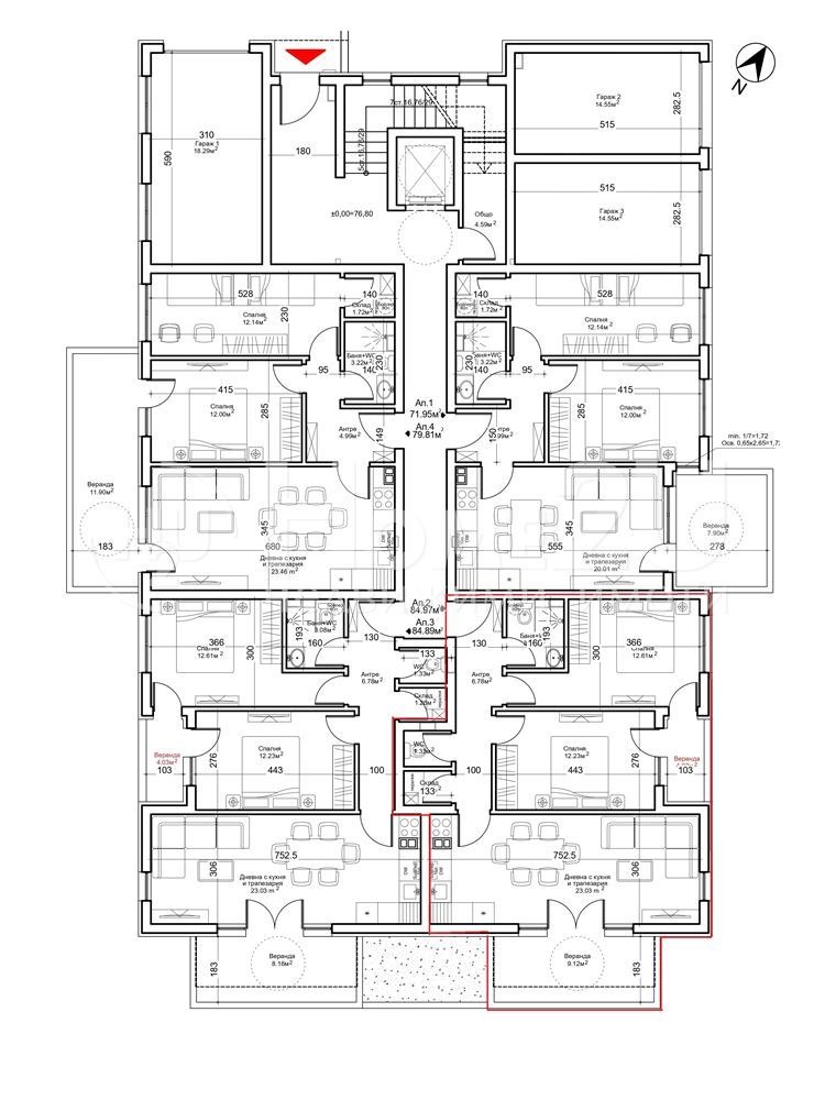 Продава  3-стаен град Варна , к.к. Св.Св. Константин и Елена , 94 кв.м | 40380312 - изображение [3]