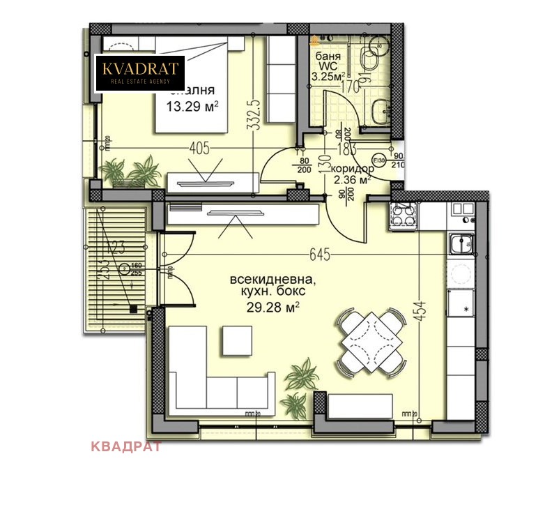 Продава 2-СТАЕН, гр. Варна, Изгрев, снимка 2 - Апартаменти - 53903006
