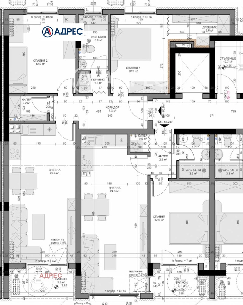 Te koop  2 slaapkamers Varna , Vladislav Varnentsjik 1 , 102 m² | 71371164 - afbeelding [5]