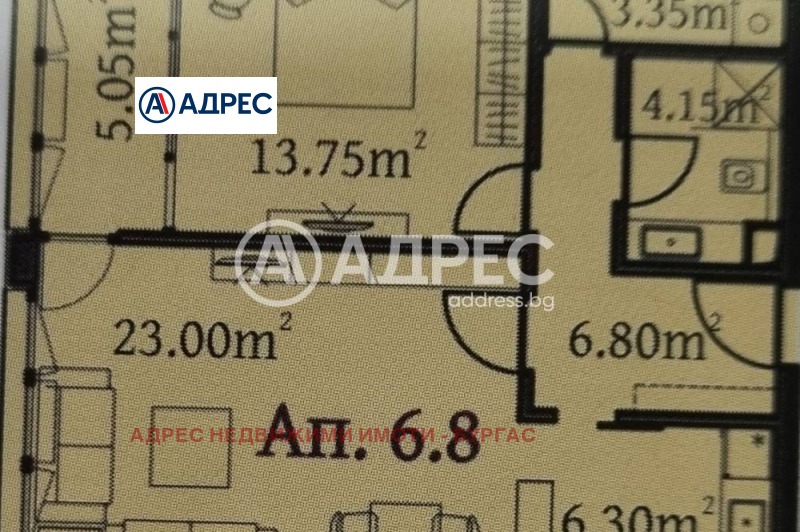 Продава  2-стаен град Бургас , Братя Миладинови , 85 кв.м | 31616559