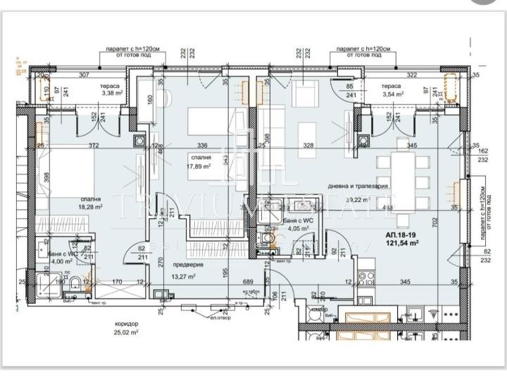 Продава 3-СТАЕН, гр. Пловдив, Тракия