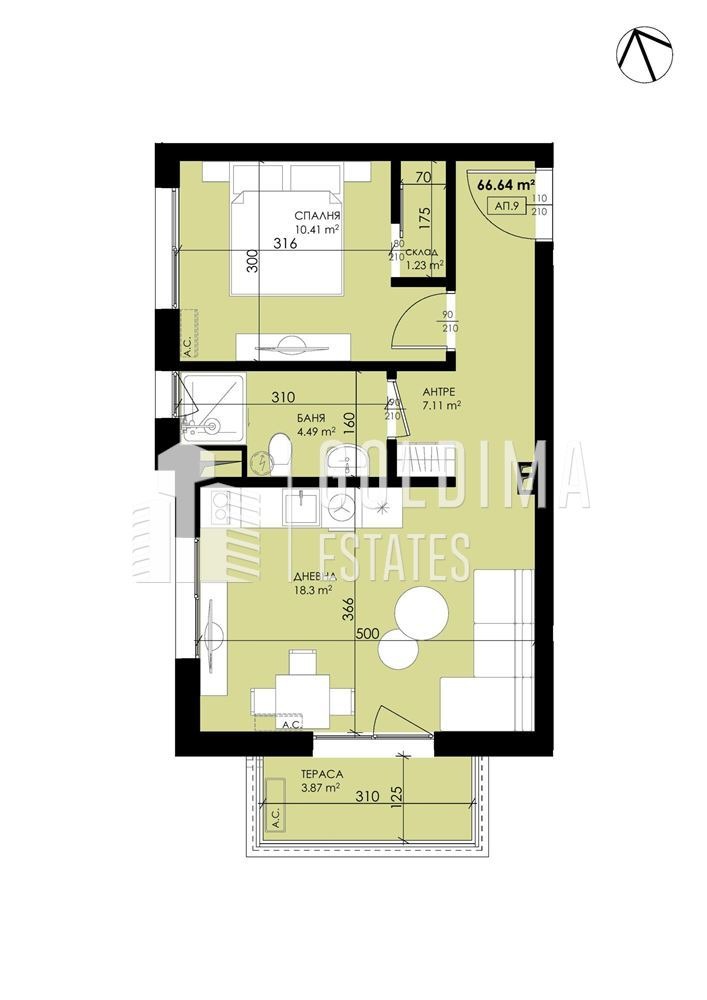 Продава 2-СТАЕН, гр. Созопол, област Бургас, снимка 2 - Апартаменти - 54348575