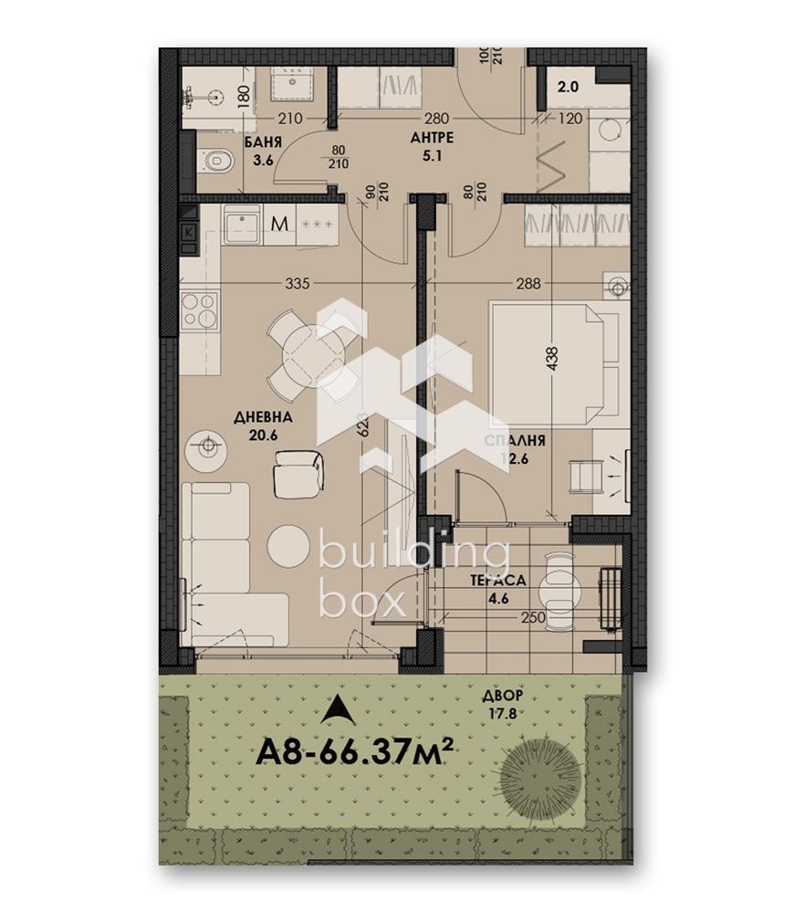 Продава 2-СТАЕН, гр. Варна, Виница, снимка 2 - Апартаменти - 54937091