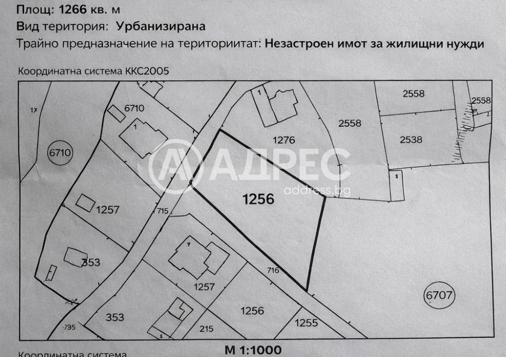 Продава ПАРЦЕЛ, гр. София, с. Панчарево, снимка 2 - Парцели - 56516367