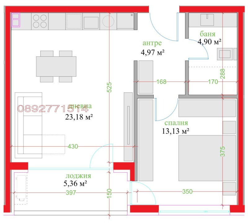 Продава  1 Schlafzimmer Warna , Troschewo , 72 кв.м | 33926919 - изображение [2]