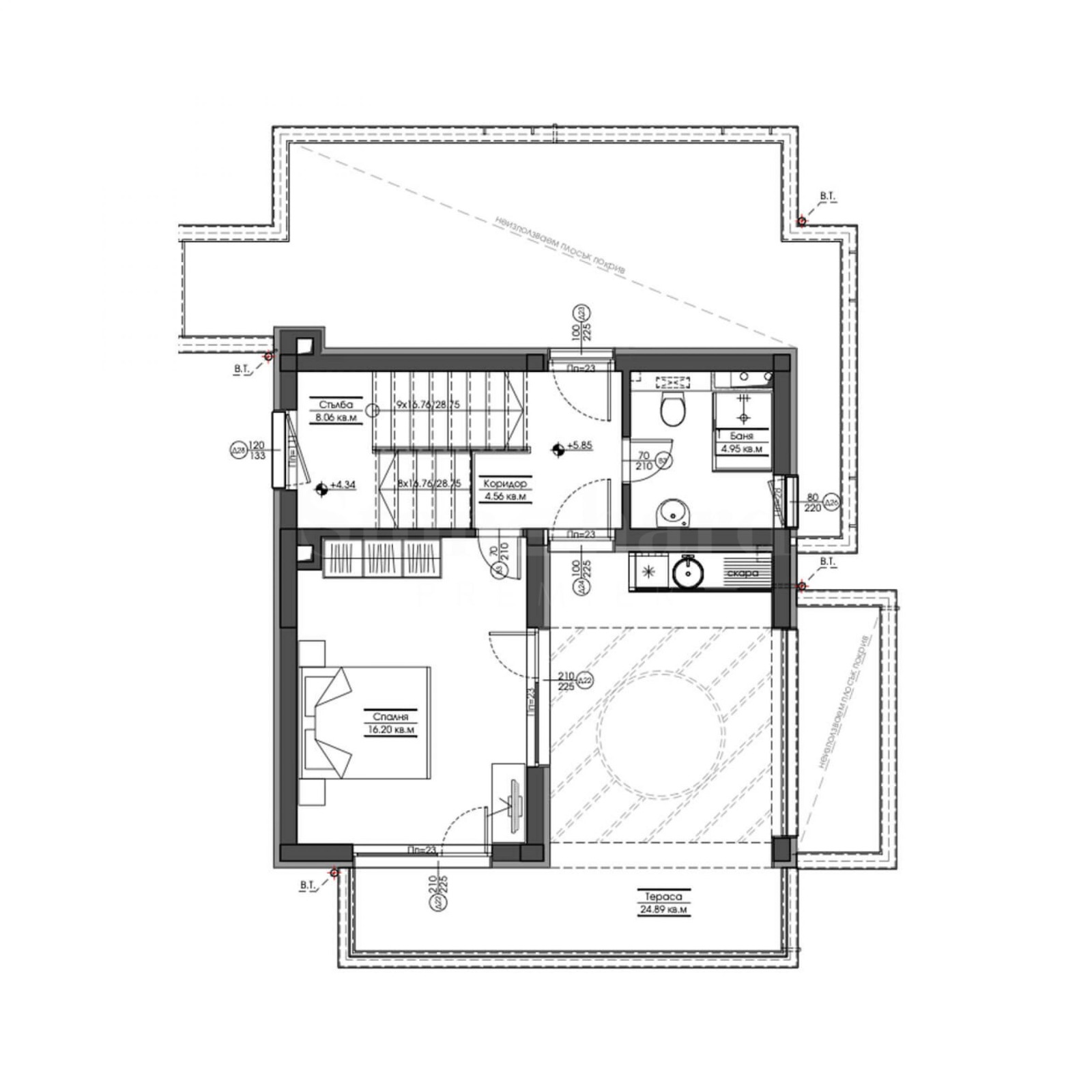 Продава КЪЩА, гр. Черноморец, област Бургас, снимка 4 - Къщи - 55067963