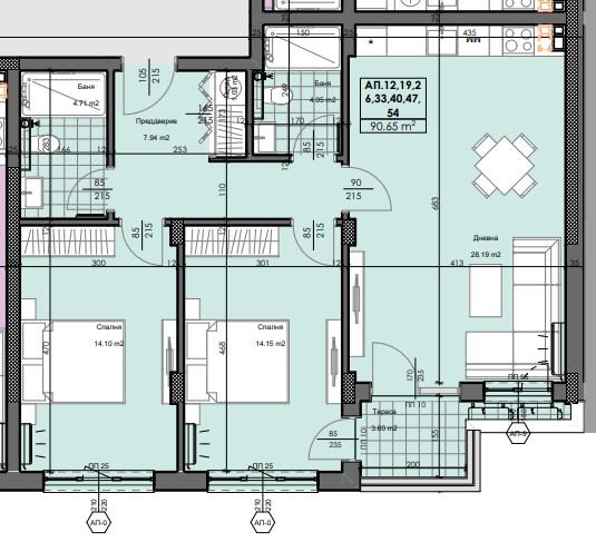 Продава  3-стаен град Пловдив , Кършияка , 111 кв.м | 59764170