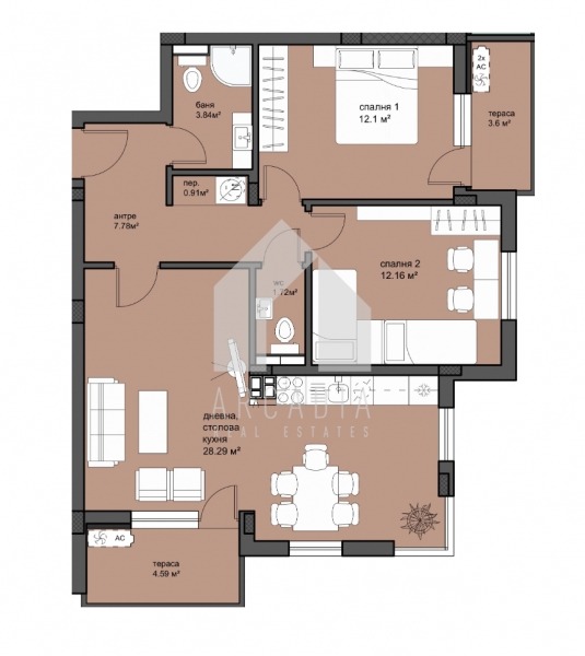 Продава  3-стаен град Пловдив , Въстанически , 112 кв.м | 21757741