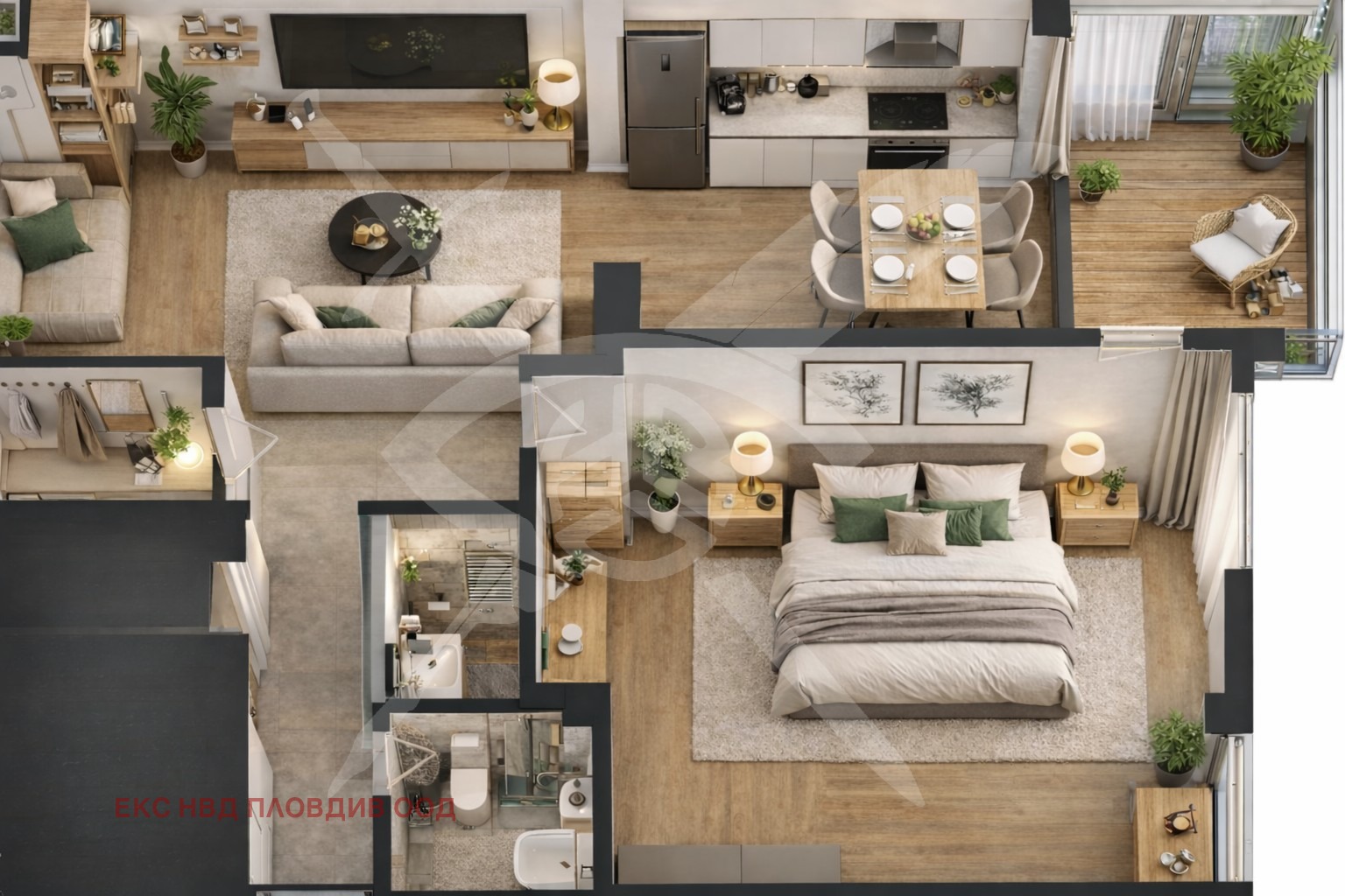 Продава 2-СТАЕН, гр. Пловдив, Гагарин