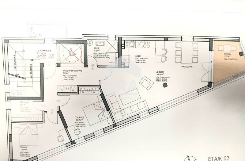 Продава 3-СТАЕН, гр. Варна, к.к. Чайка, снимка 5 - Aпартаменти - 47978364