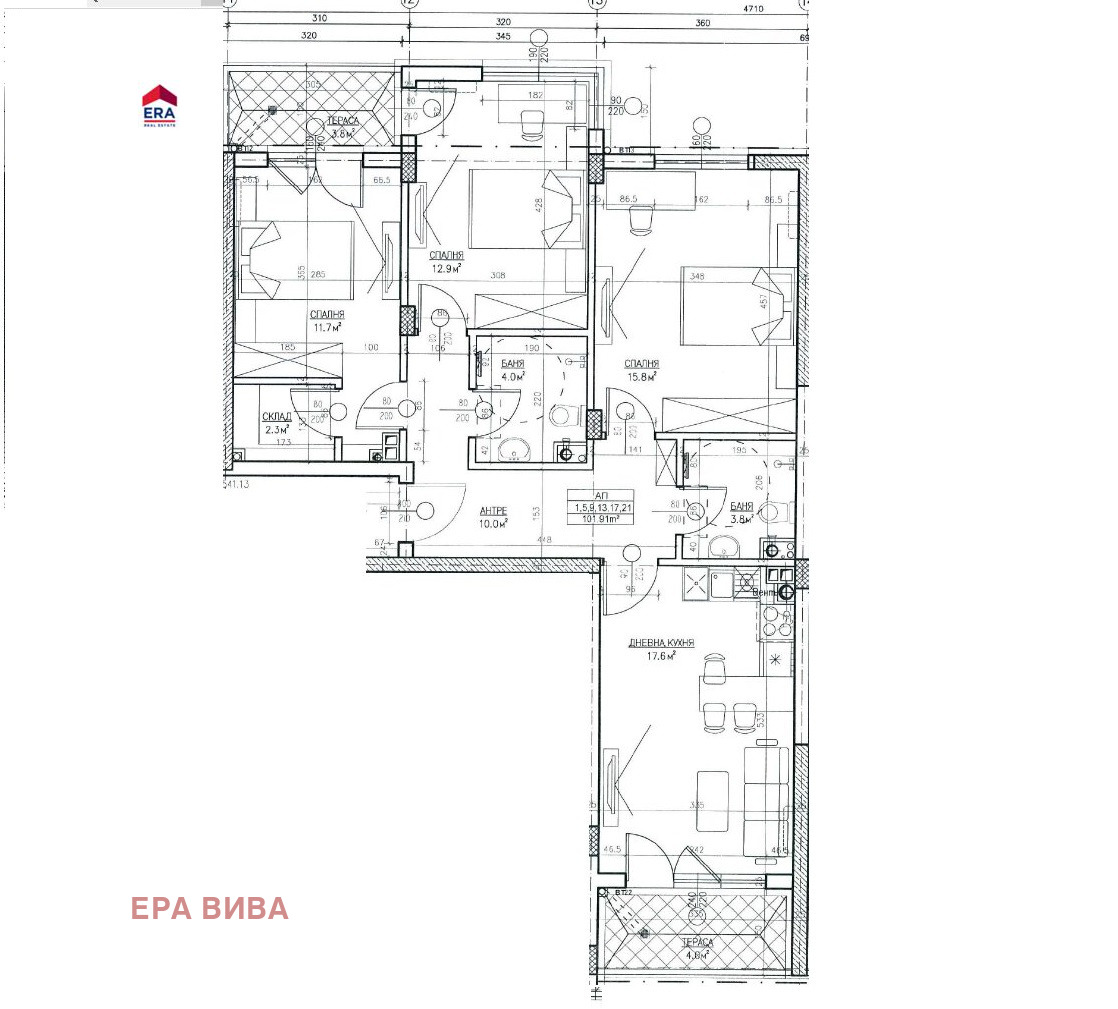 Продава 4-СТАЕН, гр. София, Левски Г, снимка 5 - Апартаменти - 53496050