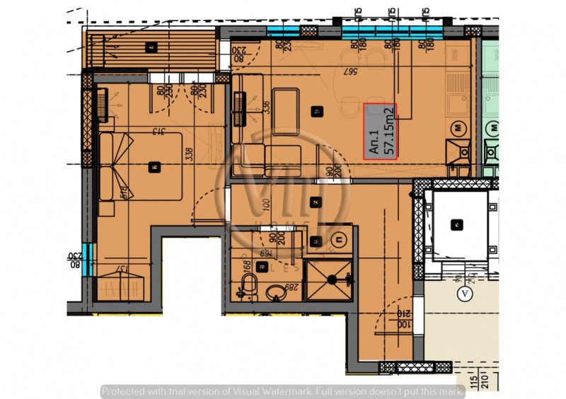 Продава  2-стаен град Варна , Виница , 65 кв.м | 29911136 - изображение [3]